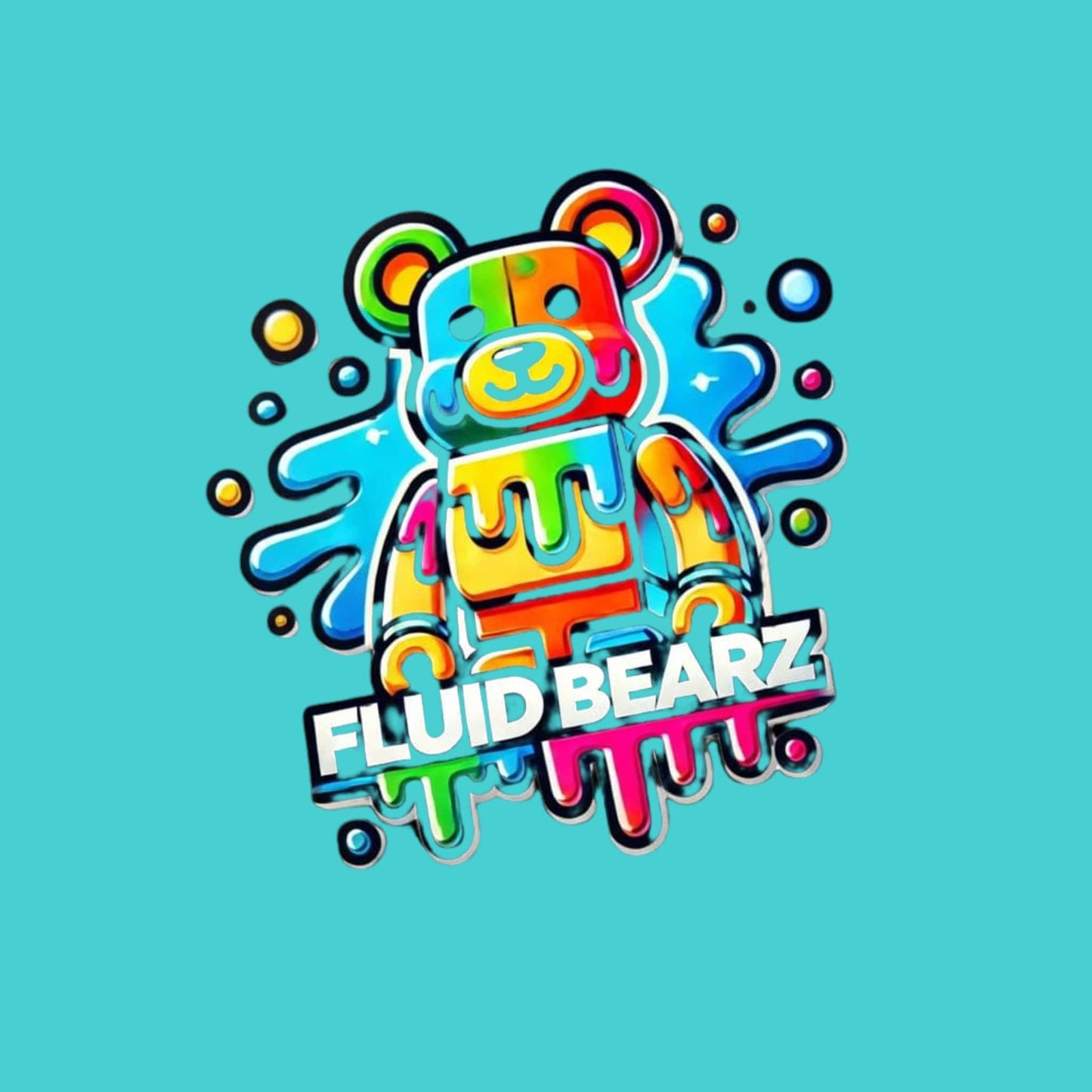 Logo van FluidBearz – unieke DIY kunstfiguren om zelf te schilderen bij Make a Bear
