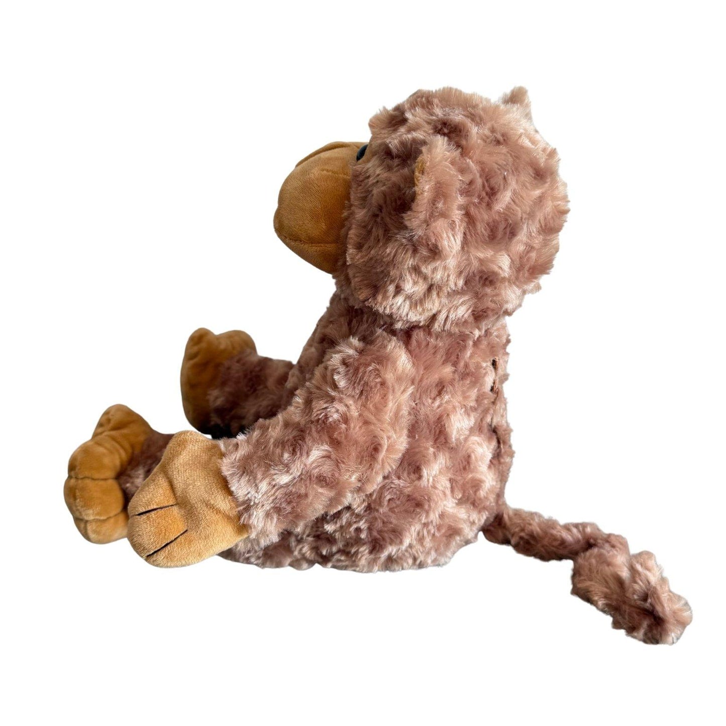 Mooki de aap knuffel achterkant – zachte pluche knuffel met staart, ideaal om zelf te vullen bij Make a Bear