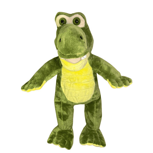 Aligator Knuffel - Zachte alligator knuffel van Make a Bear, 40 cm groot, ideaal als uniek cadeau voor kinderen