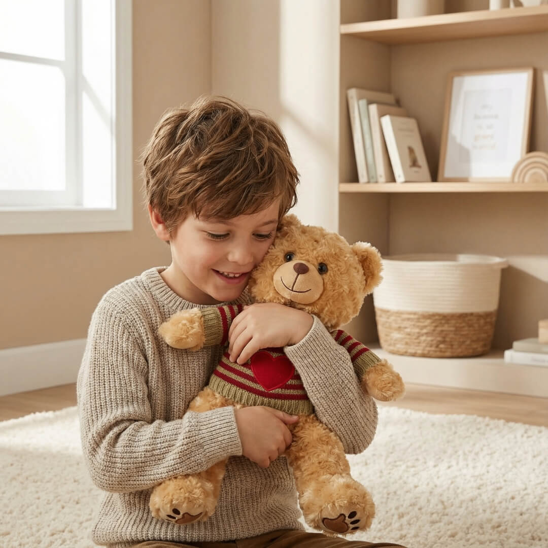 Trui met Hartje Kleding voor Knuffels 40cm