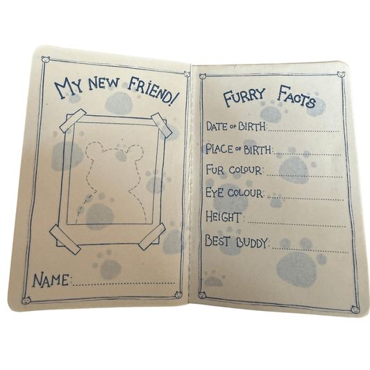 Knuffel paspoort - Make a bearinhoud knuffel paspoort