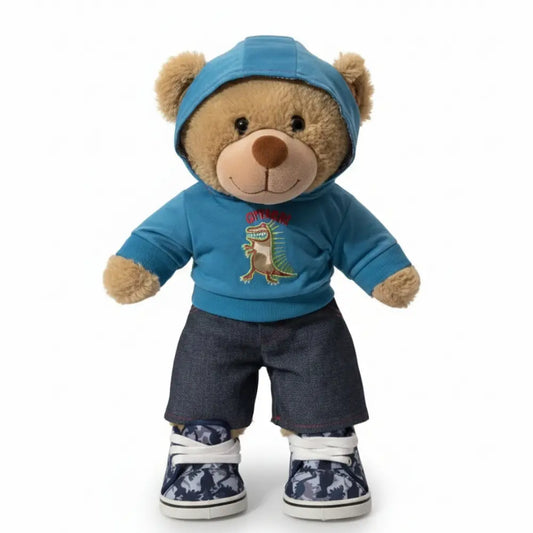 Knuffel Hoodie met Jeans