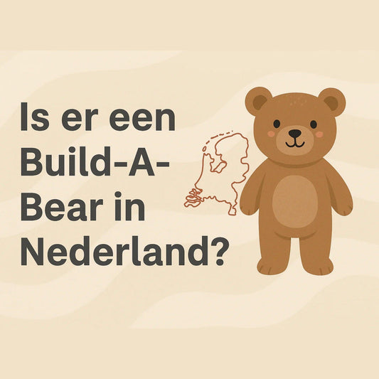 Illustratie van het Build-A-Bear concept – zelf knuffels maken en personaliseren in Nederland met Make a Bear