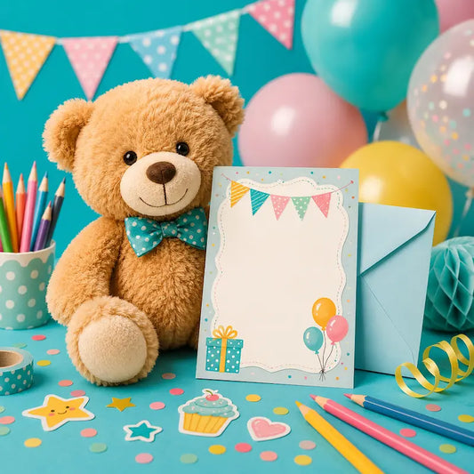 Kinderfeestje uitnodiging:
