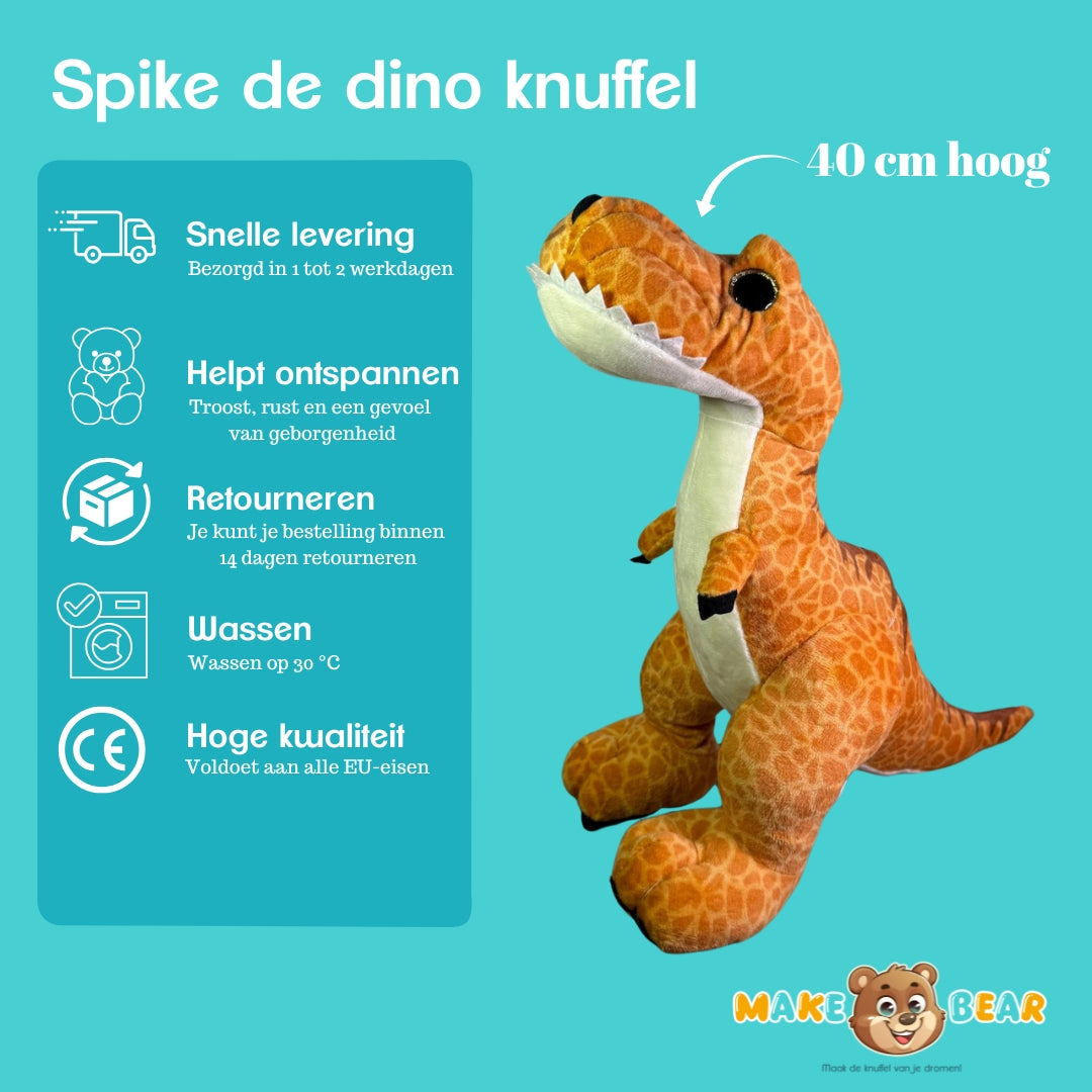 Spike de Dino knuffel