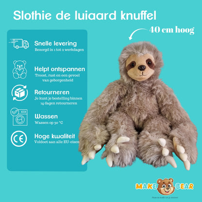 Slothie de Luiaard Knuffel