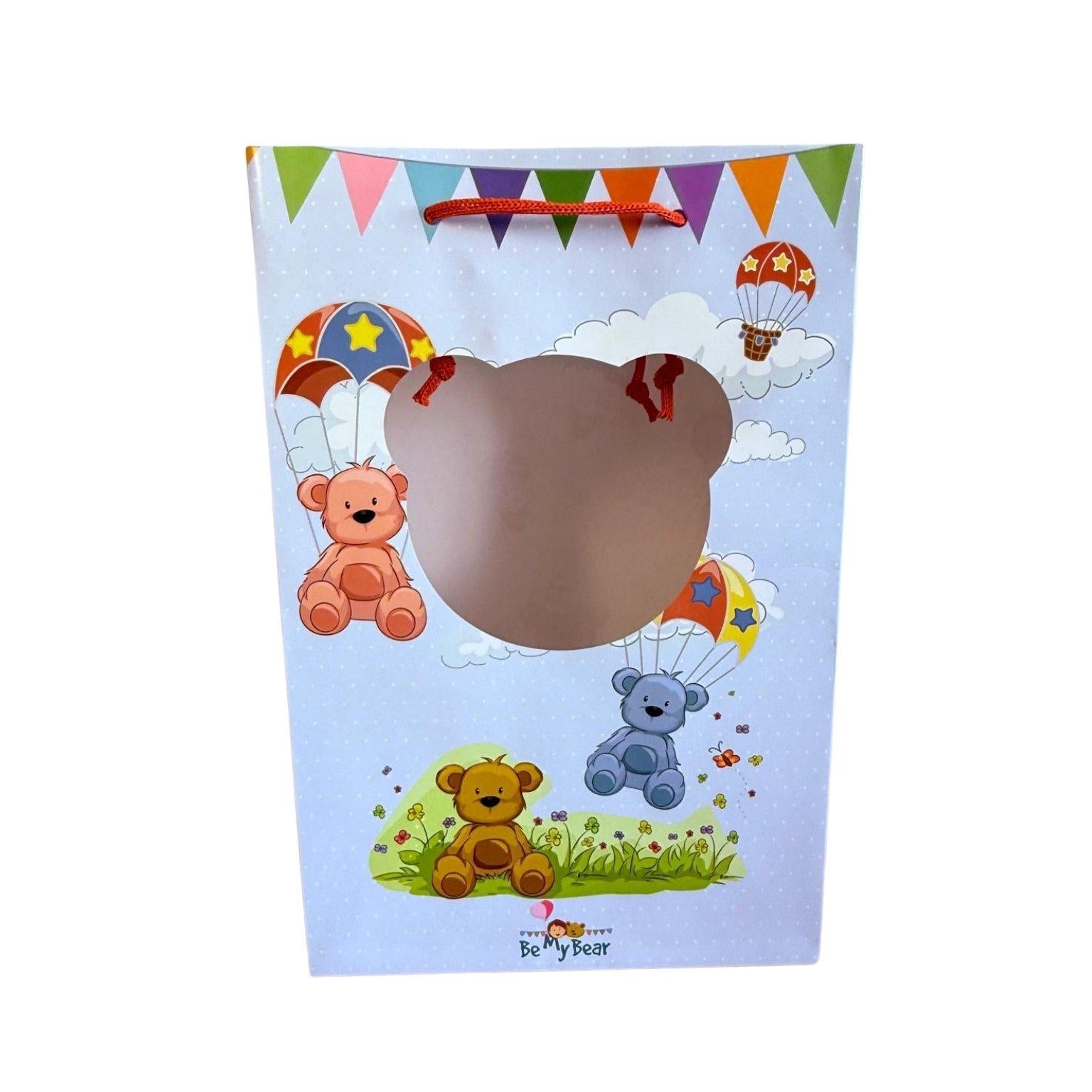 Lichtgewicht draagtas voor knuffels van Make a Bear – bovenaanzicht met stevige handgrepen