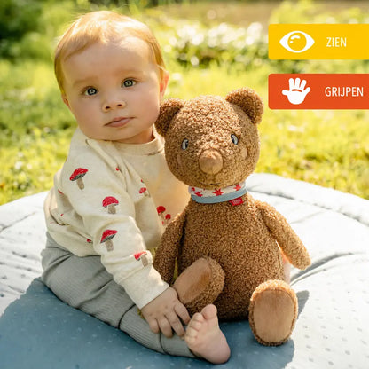 Fehn Knuffelbeer XL 38 cm – Babyknuffel vanaf 0 mnd