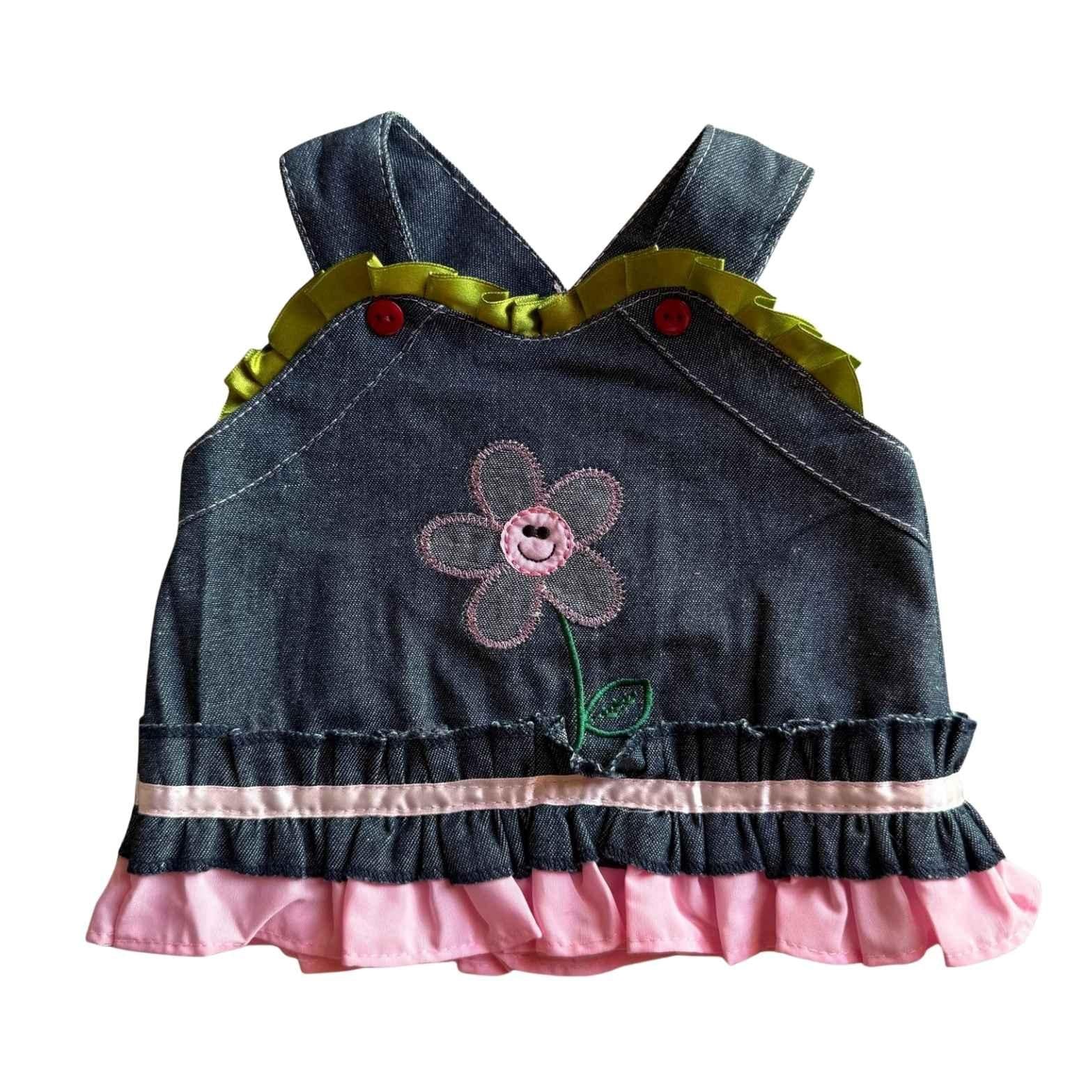Denim jurkje voor knuffel – los kledingstuk met speelse uitstraling van Make a Bear