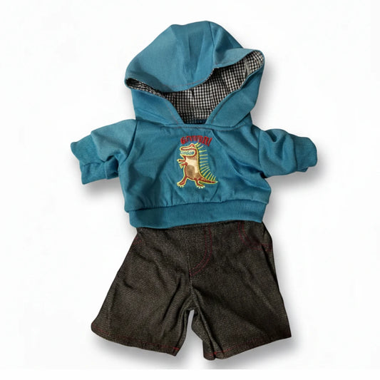 Knuffel Hoodie met Jeans