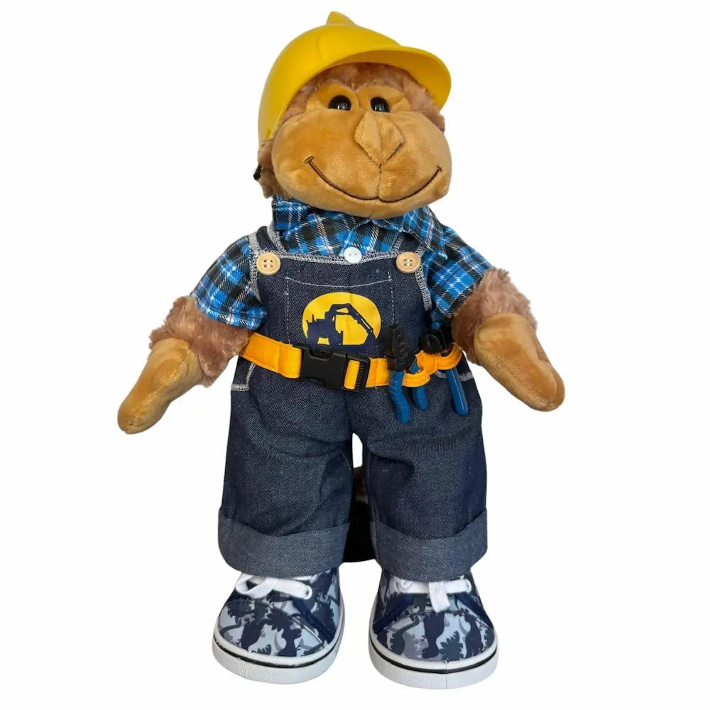knuffel Bouwvakker Outfit Kleding voor Knuffels 40cm – Cadeau Kind Knuffelbeer – Make a Bear