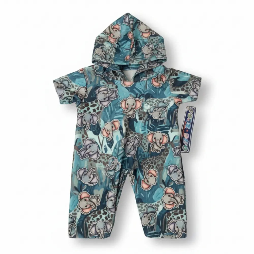 onesie met olifanten
