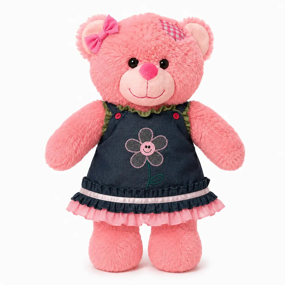 Roze Knuffelbeer 40cm - Zelf Vullen