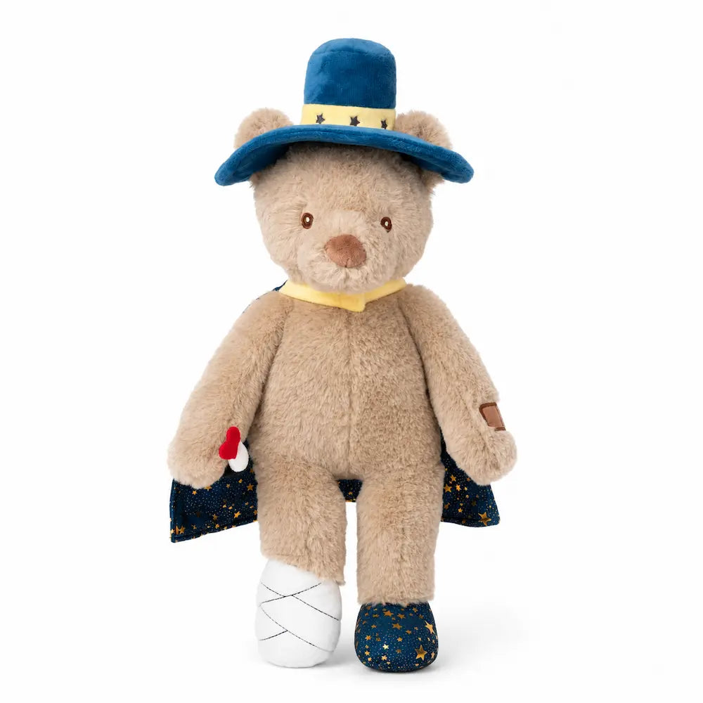 Troostknuffel met gips als beterschap cadeau voor een ziek kind