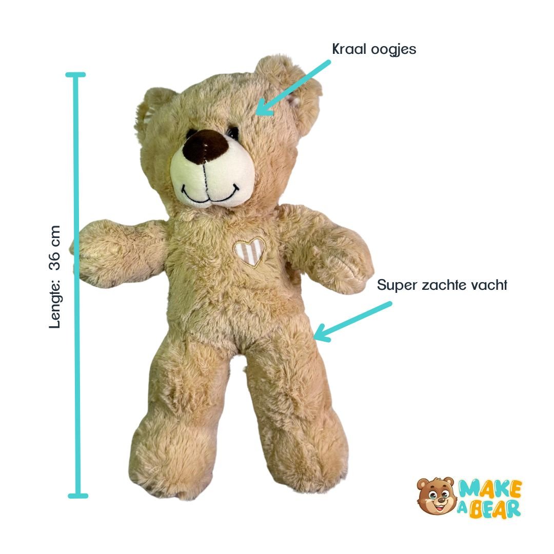 Valentino de Knuffelbeer - Make a bearValentino de Knuffelbeer